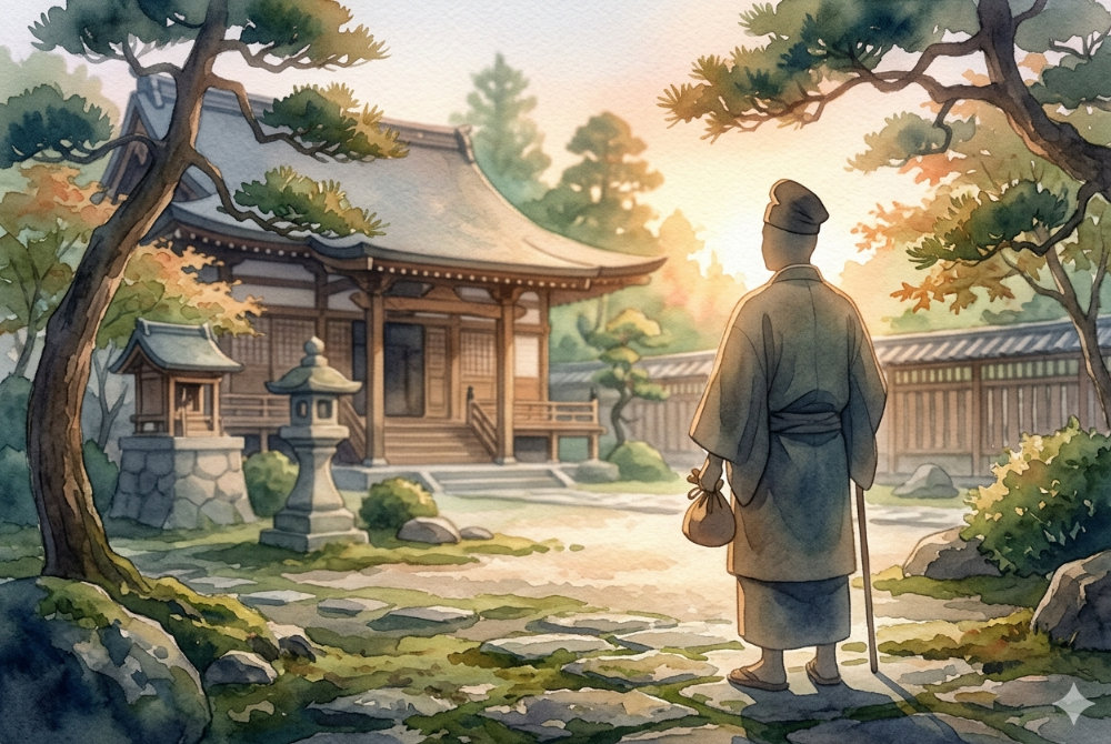 大黒天と大国主命の習合を表した神仏習合のイメージ