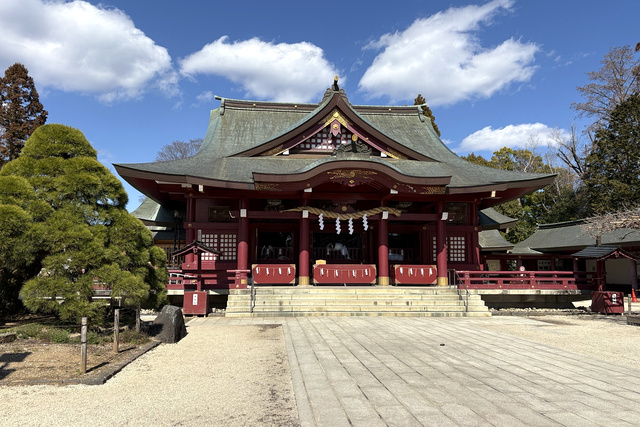 笠間稲荷神社の威厳ある本殿｜笠間市の代表的な神社